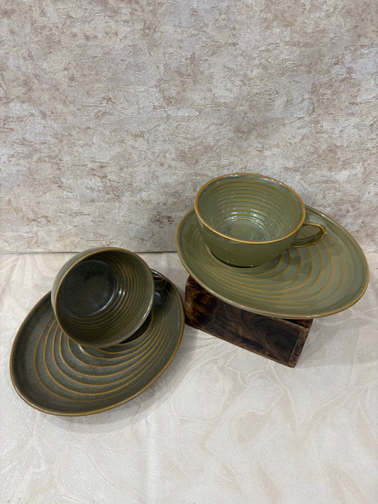 PORCELAIN SOUP CUP & SAUCER