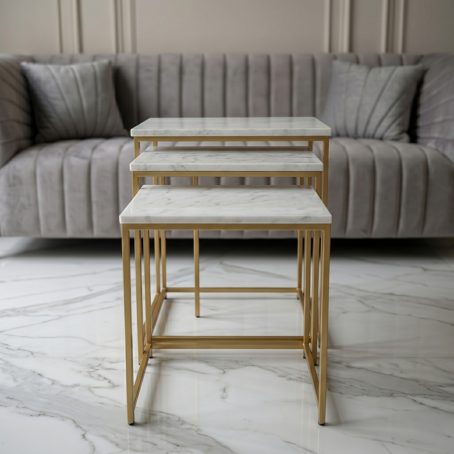 Square Nesting Table Set