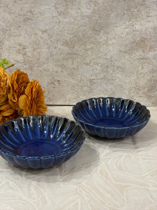 CERAMIC SMALL FLOWER SHAPED BOWL