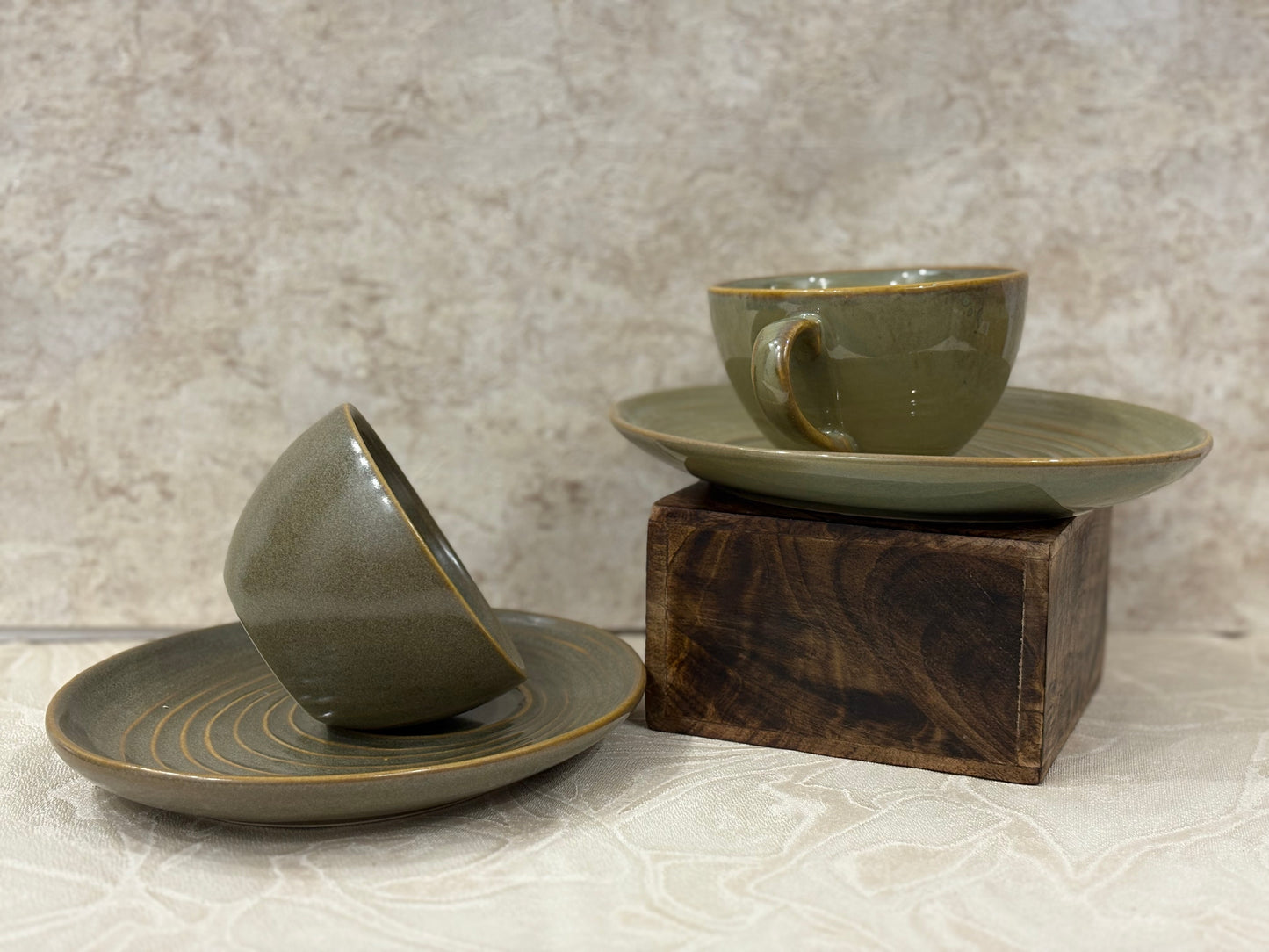 PORCELAIN SOUP CUP & SAUCER
