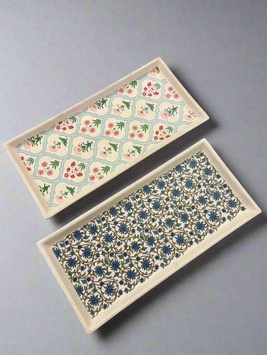 FINE CERAMIC RECTANGLE COOKIE PLATTER
