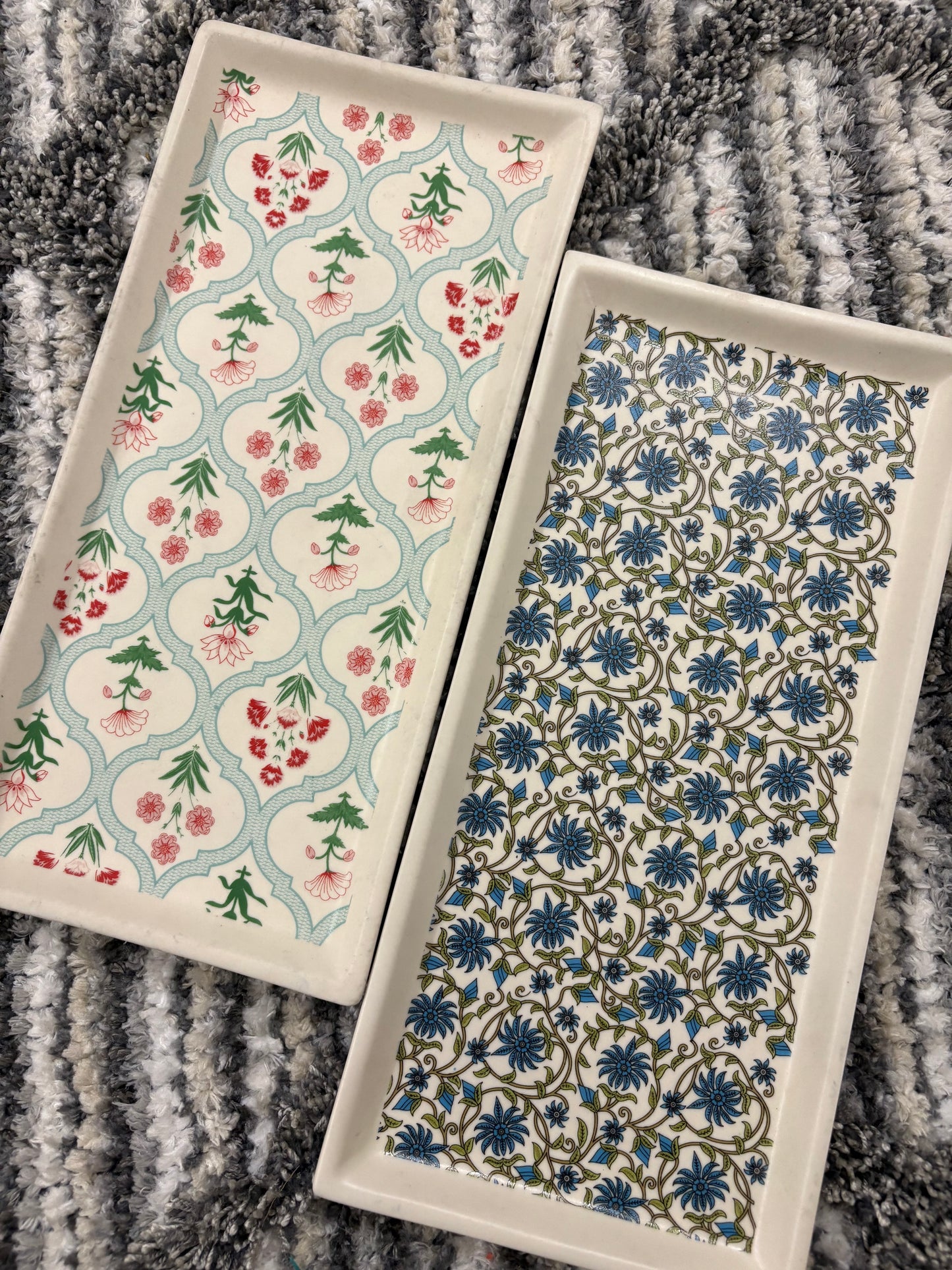 FINE CERAMIC RECTANGLE COOKIE PLATTER