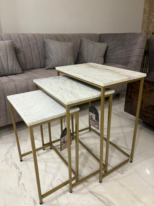 SQUARE NESTING TABLE | SET OF 3