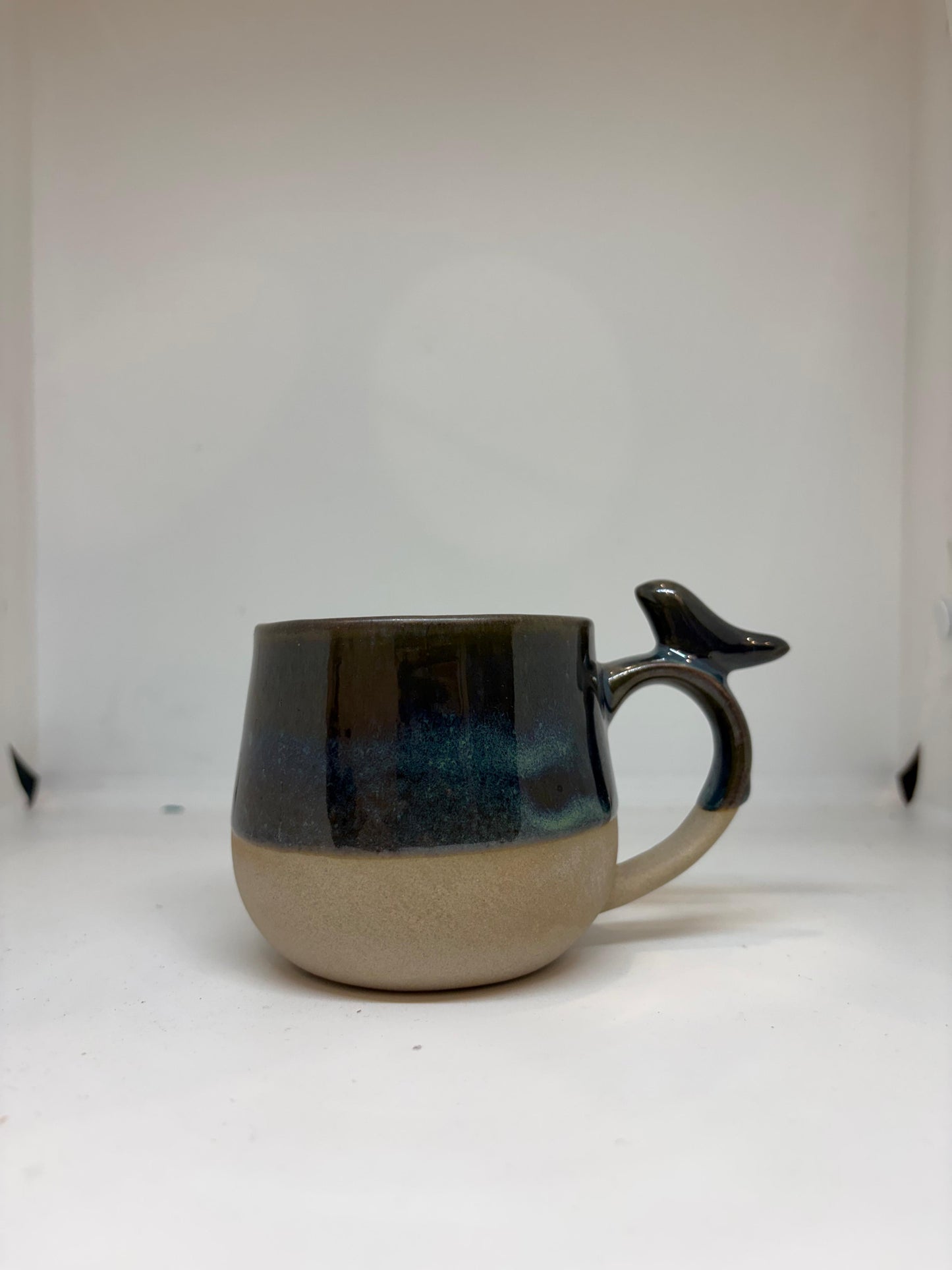 Ceramic Stoneware Bird Mug